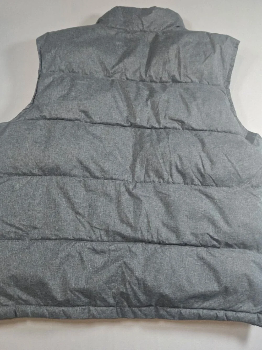 U.S. Polo Assn Men’s Gray Quilted Puffer Vest Full Zip Size Large L